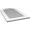 Ekena Millwork Octagonal Top Surface Mount PVC Gable Vent: Functional, w/ 3-1/2"W x 1"P Standard Frame, 22"W x 38"H GVPOT22X3801SF - alternate 3